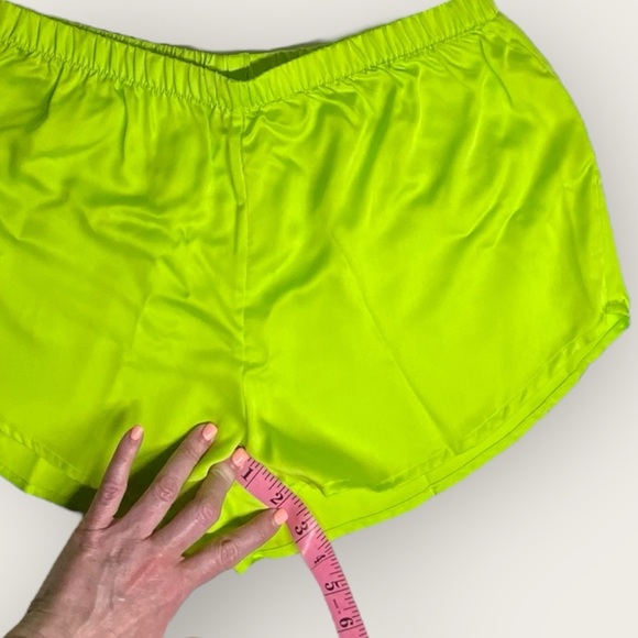 NWT | Ettitude | Signature Sateen Shorties | Lime Green | Small - Picture 10 of 12